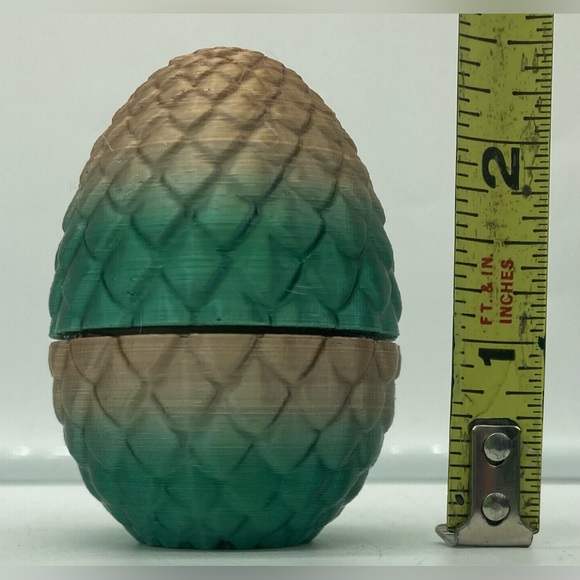 1 Dozen -Threaded Dragon Egg Stash Jar | Dragon Scales Egg | Threaded Easter Egg - Picture 2 of 7